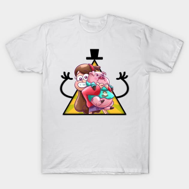 Mabel Pines & Waddles T-Shirt by The Gumball Machine